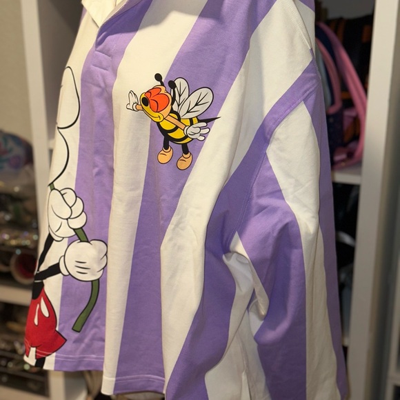 Mickey Mouse Striped Long Sleeve Shirt - Picture 3 of 3